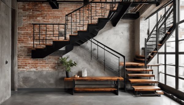 Comment relooking un escalier en bois pour un style industriel ?